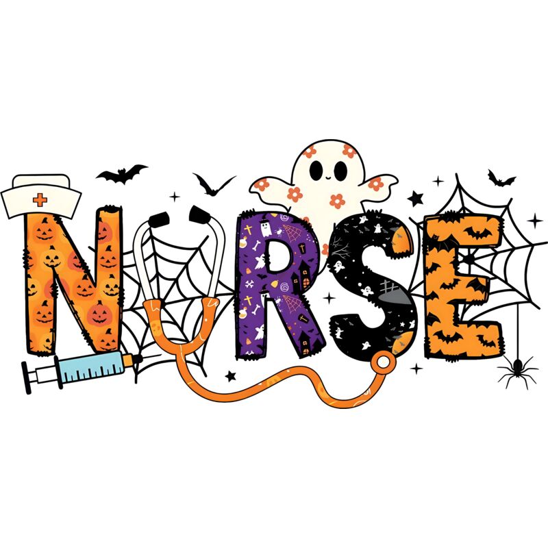 Halloween Nurse Text Thumbnail