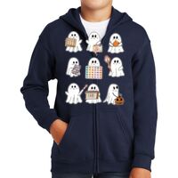 Youth Heavy Blend Full Zip Hooded Sweatshirt Thumbnail