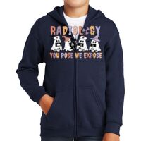 Youth Heavy Blend Full Zip Hooded Sweatshirt Thumbnail