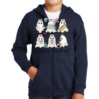 Youth Heavy Blend Full Zip Hooded Sweatshirt Thumbnail